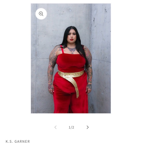 Red Velvet Matching set - Picture 4 of 5